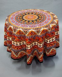 Round Tablecloths | Table Linens | India Arts